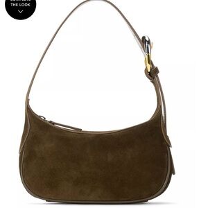 Staud Owen Bag  Suede Truffle